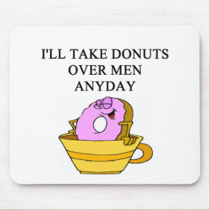 Mann, der Frauenwitz hasst Mousepad