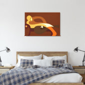 Mann der Freizeit Leinwanddruck (Insitu (Schlafzimmer))