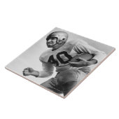 Mann, der Fußball 3 spielt Fliese (Seite)