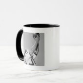 Mann, der Fußball spielt Tasse (Vorderseite Links)