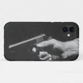 Mann, der Gewehr hält Case-Mate iPhone Hülle (Rückseite (Horizontal))