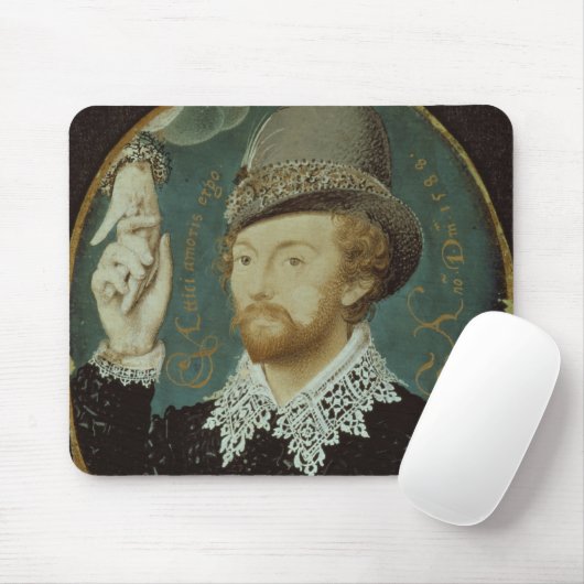 Mann, der Hand von einer Wolke umklammert Mousepad (Mit Mouse)