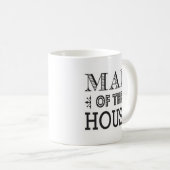 Mann der Haus-modernen Art Tasse (VorderseiteRechts)