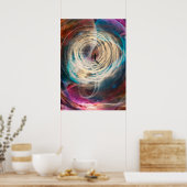 Mann, der in Zeit und Raum reist Poster (Küche)