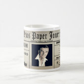 MANN DER JAHRESTASSE - NEWSPAPIER - FOTO INSERT KAFFEETASSE (Mittel)