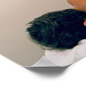 Mann, der Massage erhält Poster (Ecke)