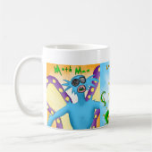 Mann der Motten-3-In-1, Loch Ness, Stinktier-Affe Kaffeetasse (Links)
