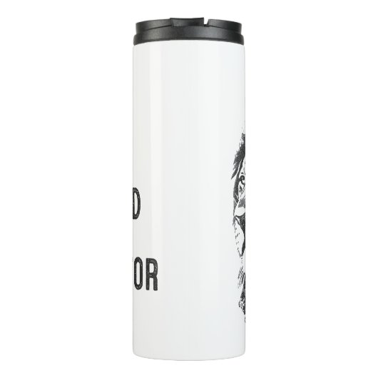 Mann der Religion Thermosbecher (Rückseite)