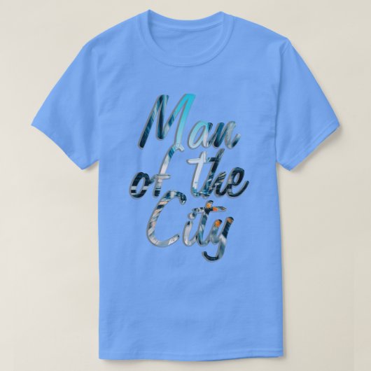 Mann der Stadt T-Shirt (Design vorne)