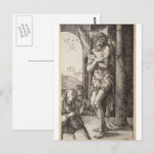 Mann der Trauern, Kolonne, Jungfrau, Johannes von Postkarte (Vorne/Hinten)