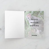 Mann der Vision l Funny Monkey Card für Vater/Ihm Karte (Innenseite)