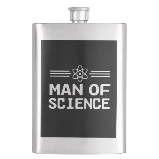 Mann der Wissenschaft Flachmann (Vorderseite)