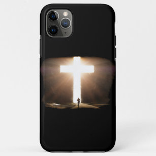 Mann, der zu glühendem Christlichen Kreuz Jesu füh Case-Mate iPhone Hülle