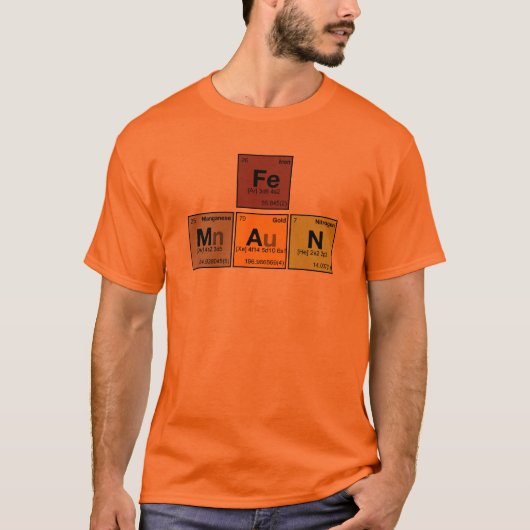 Mann des Eisens [F.E.] T-Shirt (Vorderseite)