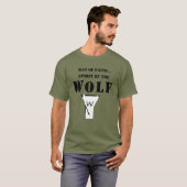 Mann des Glaubens ... Geist des Wolfes SHIRT (Vorne ganz)