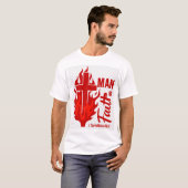 Mann des Glaubens rot T-Shirt (Vorne ganz)