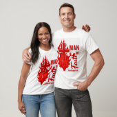 Mann des Glaubens rot T-Shirt (Unisex)