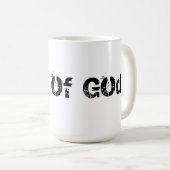 "Mann des Gottes" Tasse (VorderseiteRechts)