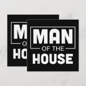 Mann des Hauses Einladung (Vorne/Hinten)