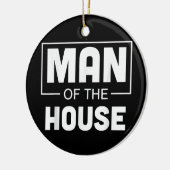 Mann des Hauses Keramik Ornament (Links)