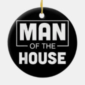 Mann des Hauses Keramik Ornament (Hinten)