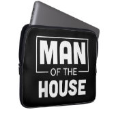 Mann des Hauses Laptopschutzhülle (Vorne Rechts)