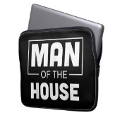 Mann des Hauses Laptopschutzhülle (Vorderseite Links)