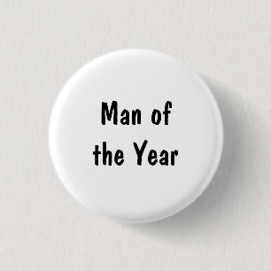 Mann des Jahres Button