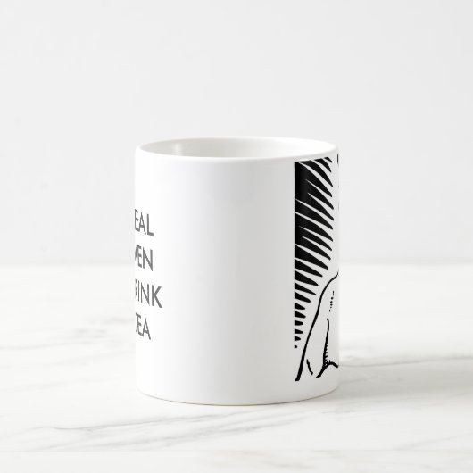 MANN DES TEE-DRINKIN KAFFEETASSE (Mittel)