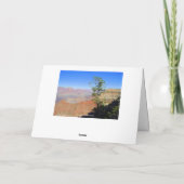 Mann, du bist Grand!, Grand Canyon Birthday Card Karte (Rückseite)