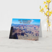 Mann, du bist Grand!, Grand Canyon Birthday Card Karte (Gelbe Blume)