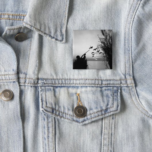 Mann-Enten-Jagd Button (Beispiel)