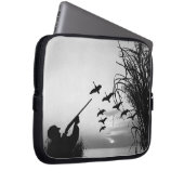 Mann-Enten-Jagd Laptopschutzhülle (Vorne Rechts)