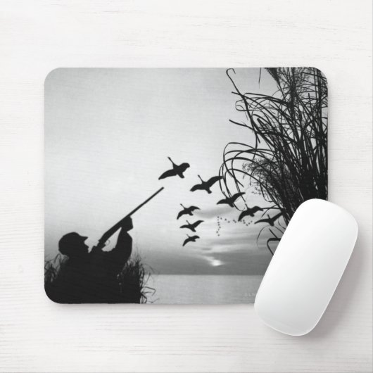 Mann-Enten-Jagd Mousepad (Mit Mouse)