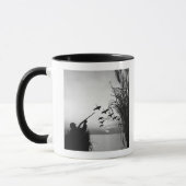 Mann-Enten-Jagd Tasse (Links)
