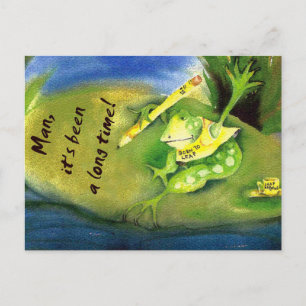 MANN ES IST EIN LANGES LEAP-JAHR POSTKARTE