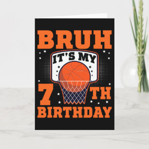 Mann, es ist mein 7. Geburtstag Sketll 7-jähriger Karte