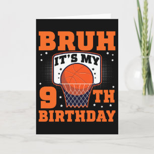 Mann, es ist mein 9. Geburtstag Sketll 9-jähriger  Karte