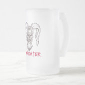 MANN-ESSER hohe mattierte Tasse (VorderseiteRechts)
