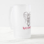 MANN-ESSER hohe mattierte Tasse (Vorderseite Links)