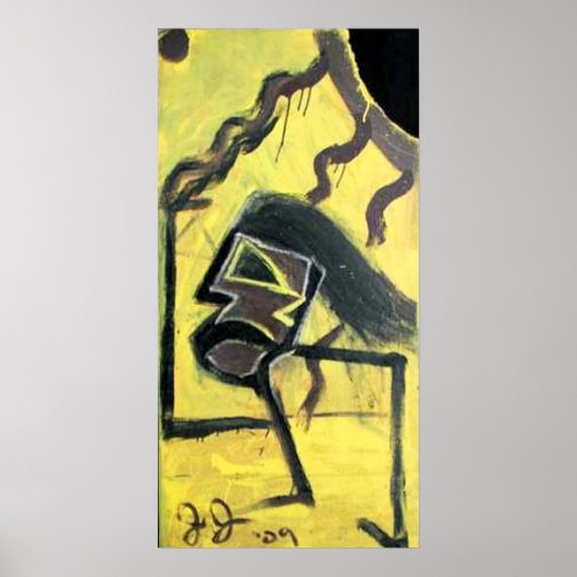 MANN FASST DIE SONNE POSTER (Vorne)