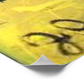 MANN FASST DIE SONNE POSTER (Ecke)