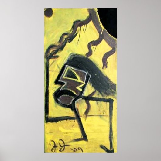 MANN FASST DIE SONNE POSTER (Vorne)