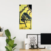 MANN FASST DIE SONNE POSTER (Heimbüro)