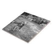 Mann-Fischen Fliese (Seite)