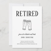 Mann/Frau Bier oder Brauenthema Party für die Ruhe Einladung (Vorderseite)