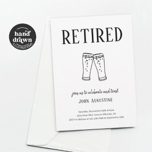 Mann/Frau Bier oder Brauenthema Party für die Ruhe Einladung