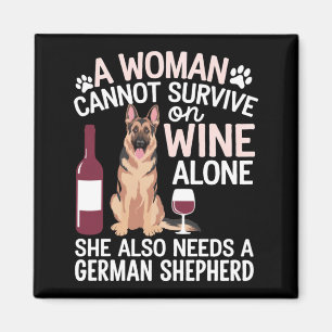Mann Frau Kann Nicht Alleine Mit Wein Überleben Br Magnet
