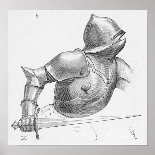 Mann-gegen-Waffen Poster (Vorne)