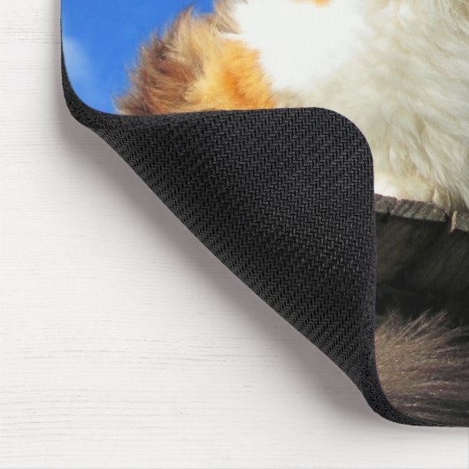 Mann gekreuzt mit Katze? - Twain Mousepad (Ecke)
